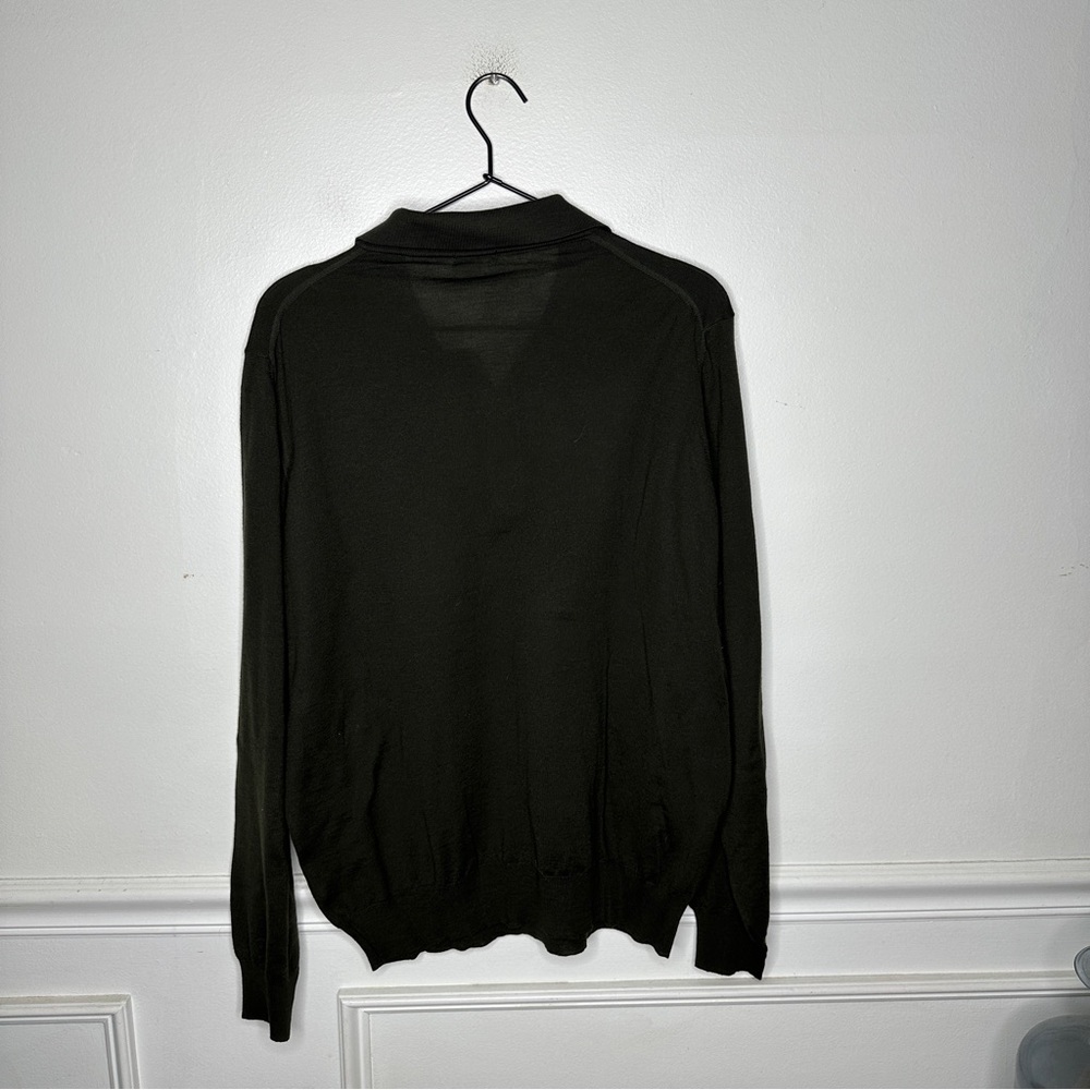 Malo Basic 100% Wool Collared Polo Lightweight Sw… - image 6